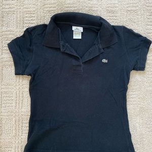 Lacoste black polo t-shirt